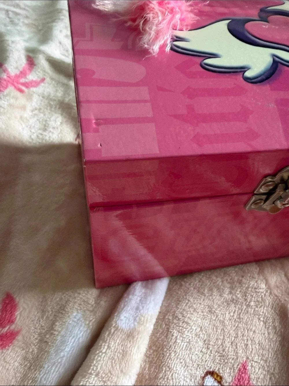 Working Music Box Vintage Y2K Heart Cutie Pink Girls Jewelry Angel Wings Kids